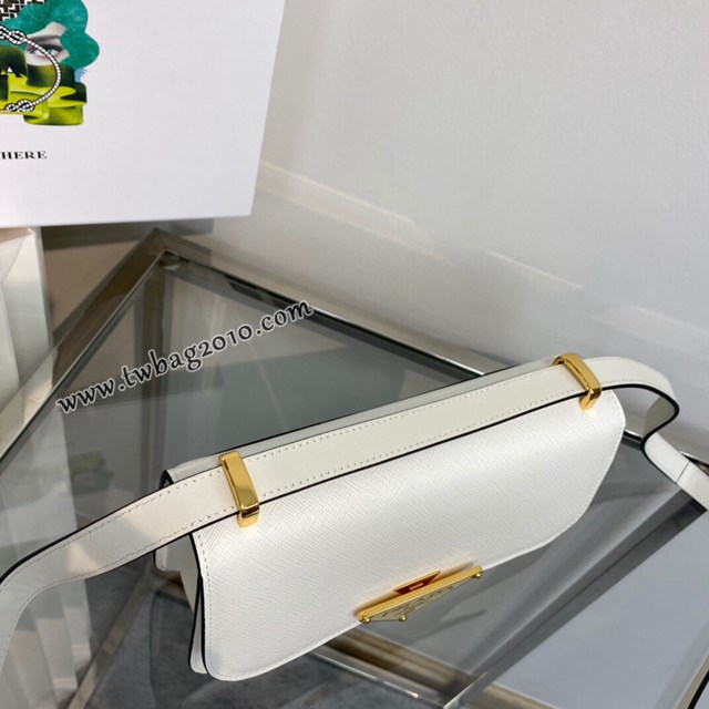 Prada專櫃新款空姐包 1BD320 普拉達十字紋牛皮單肩斜挎女包 csp1114